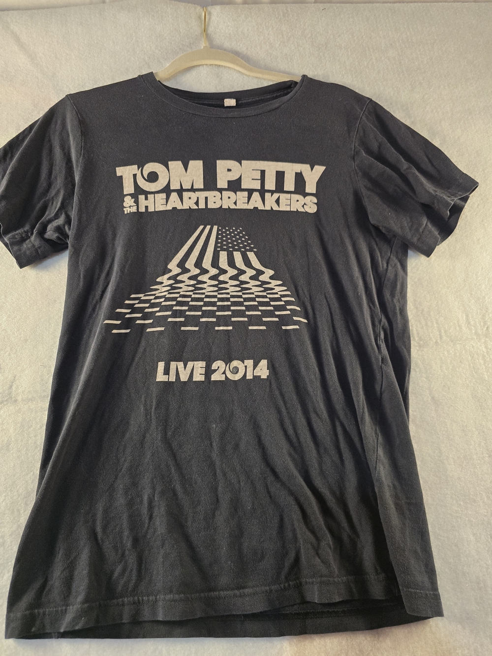 Live 2014 Black Concert Tee Rare Tom Petty